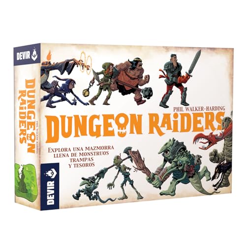 Devir - Dungeon Raiders, Kartenspiel, mit Freunden, für Partys, 8 Jahre (BGHRAI) von Devir