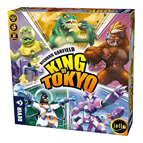 Devir - King of Tokyo, lustiges Brettspiel mit Freunden, 8 Jahre (BGHKOT) von Devir