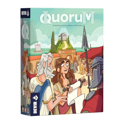 DEVIR Thames & Kosmos Quorum, Strategisches Kartenspiel Römisches Reich, Handmanagement und Set-Sammelkartenspiel für Erwachsene und Jugendliche, für 2 bis 4 Spieler, ab 12 Jahren DEVIR Thames & Kosmos Quorum, Strategisches Kartenspiel Römisches Reich, Handmanagement und Set-Sammelkartenspiel für Erwachsene und Jugendliche, für 2 bis 4 Spieler, ab 12 Jahren von Devir