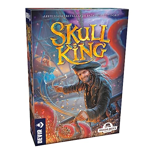 Devir - Skull King, lustiges Kartenspiel mit Freunden, für 8 Jahre (BGSKUSP) von Devir