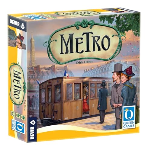 Devir U-Bahn, Familienspiel, Brettspiel, Brettspiel der Fliesen, Spiel 8 Jahre (BGMETEE) von Devir