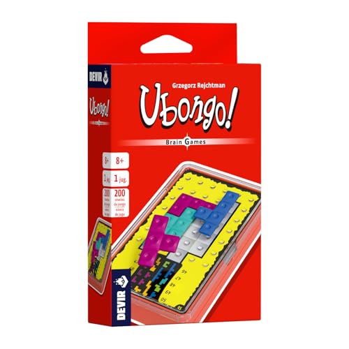Devir Ubongo Brain Games, Ingenieus-Spiel, Solitär- und Reisespiel, für alle Publikationen ab 8 Jahren (BGUBOBPS) Devir Ubongo Brain Games, Ingenieus-Spiel, Solitär- und Reisespiel, für alle Publikationen ab 8 Jahren (BGUBOBPS) von Devir