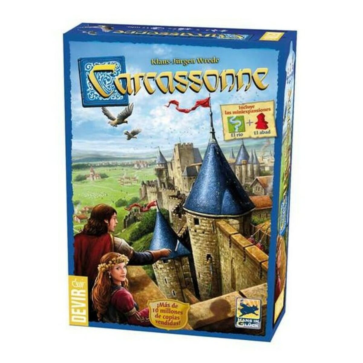 Tischspiel Carcassonne Devir 222593 (ES) von Devir