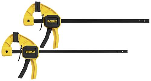 DEWALT Einhandzwinge Medium 300mm 12IN 2e, 45kg Spannkraft DWHT0-83158 Spann-Weite (max.):40mm von Dewalt