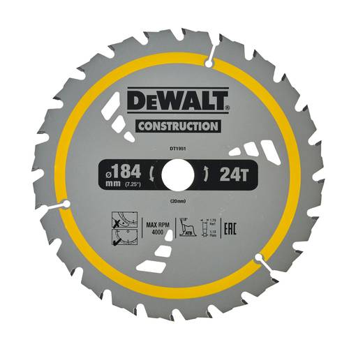 DEWALT DT1951-QZ Kreissägeblatt 1St. von Dewalt