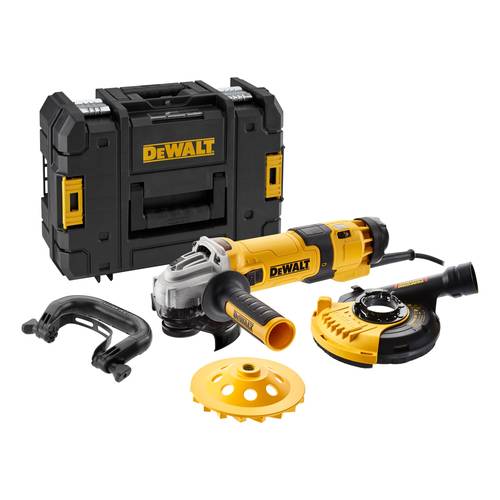 DEWALT DWE4257KT DWE4257KT-QS Winkelschleifer 125mm mit Zubehör 1500W von Dewalt