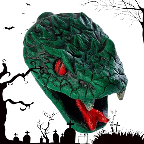 Dewireaey Halloween-Schlangenpfeife - Schlangen Streich Pfeife - Scherz Kunstharz Halloween Requisiten, Streich Spielzeug für Gruselhaus, Escape Room, drinnen und draußen Dekoration, Dewireaey Halloween-Schlangenpfeife - Schlangen Streich Pfeife - Scherz Kunstharz Halloween Requisiten, Streich Spielzeug für Gruselhaus, Escape Room, drinnen und draußen Dekoration, von Dewireaey