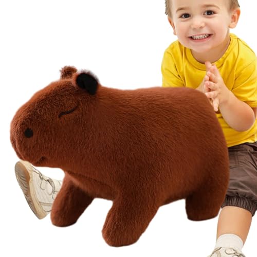 Dfstvup Capybara Stofftier, Capybara Plüschpuppe | 10 Zoll süße Capybara | Verspielter Begleiter, Plüschtiere, Tischdekoration für Zuhause, Wohnzimmer und Schlafzimmer von Dfstvup