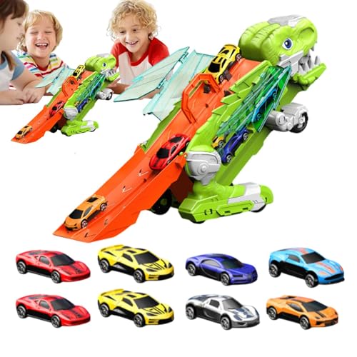 Dfstvup Dinosaur LKW Spielzeug, Witziger Klappbarer Anhänger LKW, Tragbares Set Mit 8 Autos Für Und Mädchen Ab 3 Jahre Reise Geburtstag Schule Haus Spiel Dfstvup Dinosaur LKW Spielzeug, Witziger Klappbarer Anhänger LKW, Tragbares Set Mit 8 Autos Für Und Mädchen Ab 3 Jahre Reise Geburtstag Schule Haus Spiel von Dfstvup