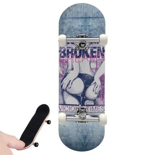 Dfstvup Finger-Skateboard,Fingerspielzeug für Fingerspitzenbewegung | Finger Scooter, Fingerboard Skateboard Interaktives Fingerspielzeug für Skateboarder Erstellen Sie einen Skateboard-Park von Dfstvup