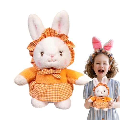 Dfstvup Gefülltes Osterkaninchen, Plüschhasenspielzeug, Weiches Stofftier Hase Plüschtier, Entzückendes Tierpuppenspielzeug, Stofftier-Plüschtier für Kinderzimmer, Wohnzimmer, Schlafzimmer von Dfstvup