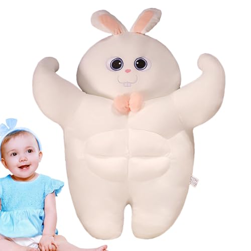 Dfstvup Gefülltes Tierspielzeug, Muskelplüschspielzeug,Cartoon Muscle Plüsch Tier Stoffpuppe - Lustige Huggable Doll, Lustige Plüschpuppe Home Dekoration für Tisch, Wohnzimmer und Bebroom von Dfstvup