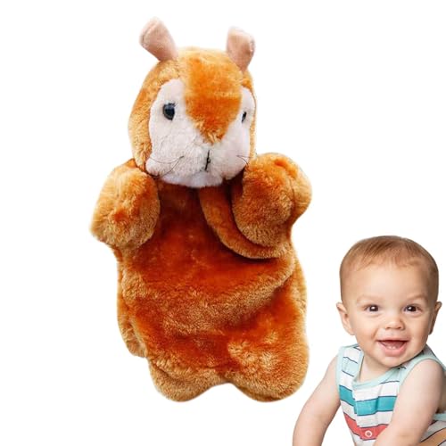 Dfstvup Handpuppen für, Handpuppen für Kinder - Cartoon Interactive Doll Hand Puppet Toy,Pädagogische gefüllte Plüschspielzeugtierplüsch für Kinder Mädchen von Dfstvup