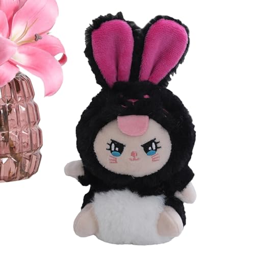 Dfstvup Hase Stofftier,Stofftier Plüschtier,Cartoon Bunny Plushies Gefüllte Plüschpuppe | Plüschtier-Anhänger, dekorative Stofftierpuppe für Tasche, Schlüsselbund, Auto von Dfstvup