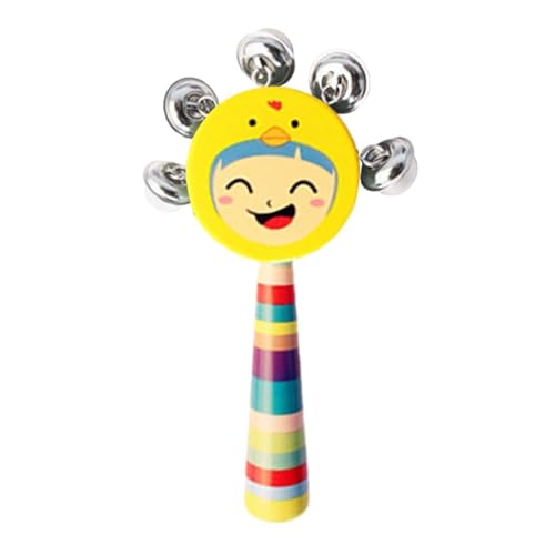 Dfstvup Kinder Spielen Handglocken, Jingle Stick Shaker | Smile Jingle Stick Shaker | Musikinstrumente für und Mädchen, Shaker-Rassel-Spielzeug für Kindergarten, Vorschule, Party von Dfstvup