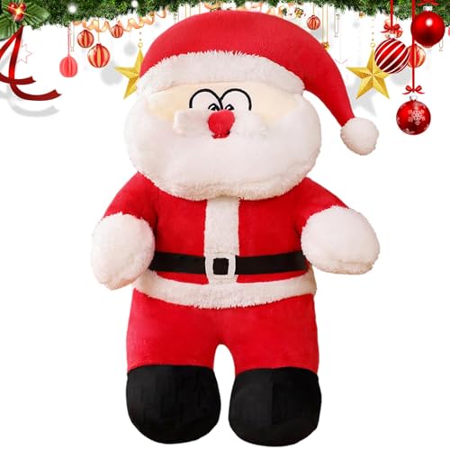 Dfstvup Niedliche Stofffiguren, Weihnachtsmann-Plüschpuppe, Weihnachtsmotiv-Design Stofftier, Plushies Kissenspielzeug, elastisches Plüschkissen für Familie, Freunde, Kollegen, Männer, Frauen, Kinder von Dfstvup