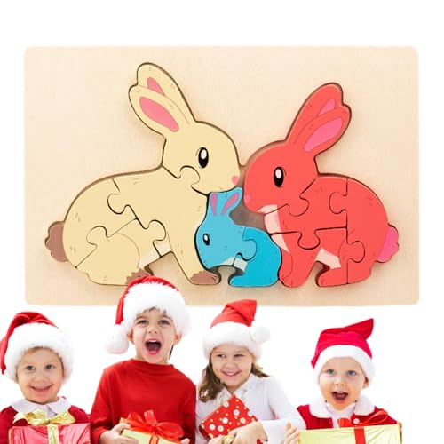 Dfstvup Pädagogisches 3D-Cartoon-Puzzle,Pädagogisches 3D-Cartoon-Puzzle für Kinder - Lernen von Holzpuzzles 3D-Cartoon-Puzzle | Lernspielzeug, Cartoon-Puzzles für und Mädchen, fördern die Kreativität von Dfstvup