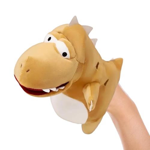 Dfstvup Plüsch-Dinosaurier-Handpuppe, Dinosaurier-Handpuppe für Kinder | Plüsch-Dinosaurierpuppe - Interaktive Spiele, Puppenspielzeug, süße Stoffpuppen für und Mädchen von Dfstvup