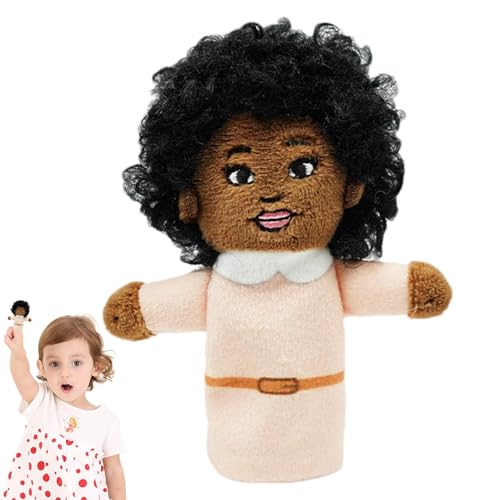 Dfstvup Plüsch-Fingerpuppen, Fingerpuppen-Spielzeug für Kinder - Cartoon-Fingerpuppen-Plüschspielzeug,Plüsch afrikanische Fingergroßeltern Mama Papa Puppe von Dfstvup