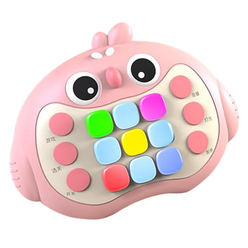 Dfstvup Schnelles Push-Bubble-Spiel,Schnelles Push-Bubble-Spiel, Handheld Fast Push Konsolenspiel Fidget Sensory Toys, Kleine Lernspiele-Schnellspielkonsole für - und Schulreisen von Dfstvup