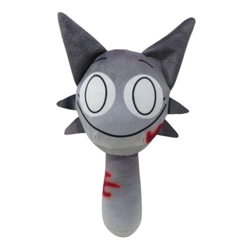 Dfstvup Sprunki Plüsch, 25 cm Sprunki Wenda Plüschtier, Horrorspielfiguren Sprunki Wenda für Spielefans, lustige Sprunki Wenda Sammeltierpuppe für Fans von Dfstvup