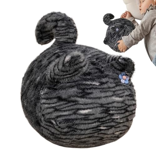 Dfstvup Stofftier Plüschtier,Katze Stofftier,Kinder-Kuscheltiere Mehrzweck-Kuscheltierpuppe - Gefüllte Plüschpuppe, Bezauberndes Tierdekor-Kissen für Wohnzimmer, Schlafzimmer, Auto von Dfstvup