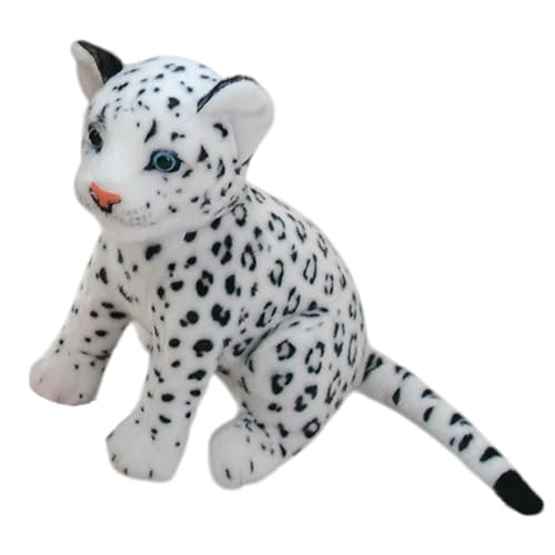 23cm Leopard Stuffed Animal, Plush Leopard Toy, Soft Leopard Plushie, Cute Leopard Plush Doll, Snow Leopard Stuffed Animal Realistic Leopard Plush Design Huggable Plush Toy Amazing Gift For All Ages von Dgayaeic