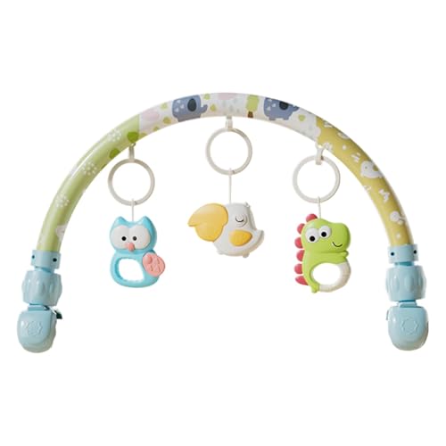 Baby Stroller Arch Toy, Battery Operated Baby Arch Toy, Baby Pram Toys, Clip On Cot Activity Bar Musical Sensory Suspension Crib Arch Toy W/ Rattle Babies Travel Play Arch Pram Nice Present For Babies von Dgayaeic