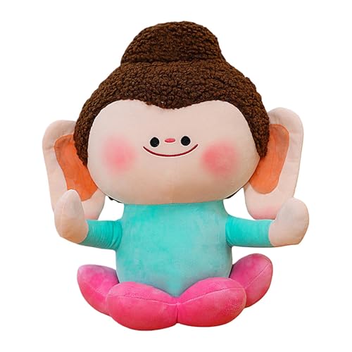 Buddha Stuffed Toy, Buddha Stuffed Doll With Flower Base, 30cm Cute Buddha Stuffed Plush Toy, Plush Toy, Soft Toy Stuffed Soft Plush Cuddly Toy Perfect Size For Display And Play Gift Choice For Kids von Dgayaeic