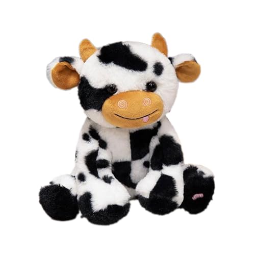 Cow Plush Doll, Cow Plush Stuffed Animal Toy, Cow Soft Toy Plush, Adorable Plush Cow Toy, Floppy Dairy Cattle, Cuddly Cow Doll Giftx, Cozy And Skin-Friendly Birthday Wonderful Present For Kids Adult von Dgayaeic