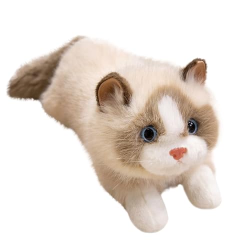 Dgayaeic 40 cm Simulation Cat Plush Puppe, realistisch, PP -Baumwolle, Katzenplüschspielzeug mit Klang, weiche interaktive Puppe, Huggable, für Kinder, Erwachsene und Wohnkultur Dgayaeic 40 cm Simulation Cat Plush Puppe, realistisch, PP -Baumwolle, Katzenplüschspielzeug mit Klang, weiche interaktive Puppe, Huggable, für Kinder, Erwachsene und Wohnkultur von Dgayaeic