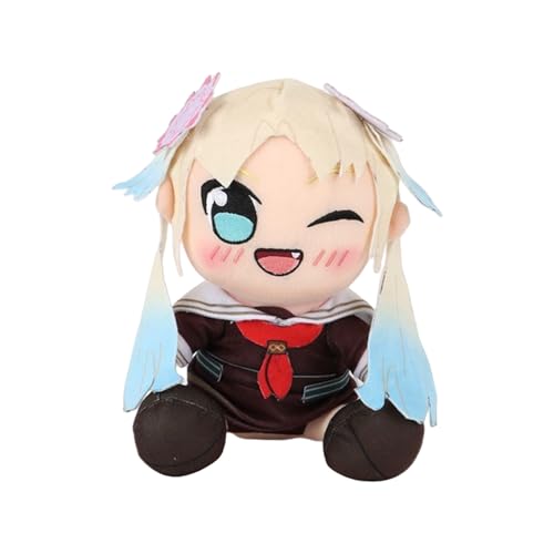 Dgayaeic Anime Plüschkissenpuppe, Huggable, 20x15x10 cm, Weichgefüllungsspielzeug, sammelbare gefüllte Cartoon -Puppe, Charakterdetail Präzision, für Kinder, Sammler, Wohnkultur Dgayaeic Anime Plüschkissenpuppe, Huggable, 20x15x10 cm, Weichgefüllungsspielzeug, sammelbare gefüllte Cartoon -Puppe, Charakterdetail Präzision, für Kinder, Sammler, Wohnkultur von Dgayaeic