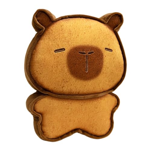 Dgayaeic Capybara Plüsch Kissen, Capybara Plüschspielzeug - Stofftoast Capybara Puppendekor - Anhänger Design Home Dekoration für Schlafzimmer, Couch, Wohnzimmer, Kinderzimmer, Auto von Dgayaeic