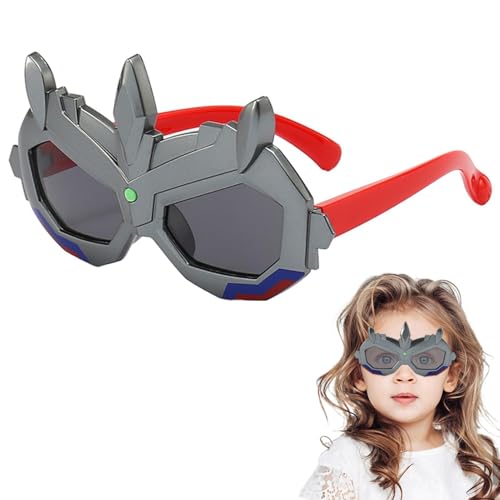 Dgayaeic Kinder-Party-Sonnenbrille, coole Brille im Mech-Stil, flexible UV-Schutzbrille, Party-Zubehör für die Schule von Dgayaeic