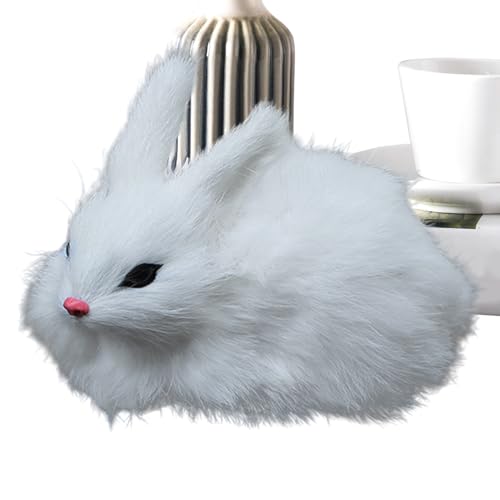 Dgayaeic Plüschtier Hase - Realistischer Tisch Hase Plüschtier,Kuschelhasen Modell Sammelfigur Deko Für Couch Bett Wohnzimmer Schlafzimmer Dgayaeic Plüschtier Hase - Realistischer Tisch Hase Plüschtier,Kuschelhasen Modell Sammelfigur Deko Für Couch Bett Wohnzimmer Schlafzimmer von Dgayaeic
