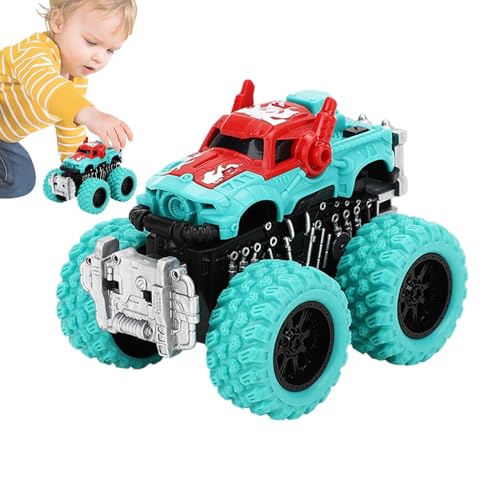 Dgayaeic Trägheit Push and Go Car Toys, Pull Car - Reibungsantriebsfahrzeug | Tragbarer Druck und Go -Fahrzeug für Kinder, Kinder für Heimreisen Familienspaß von Dgayaeic