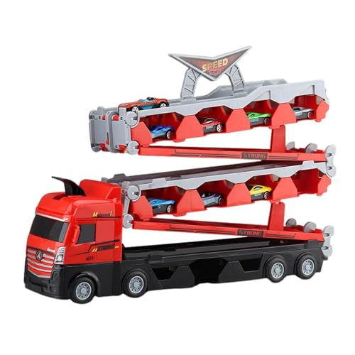 Dgayaeic Transport-LKW-Spielzeug für Kinder, Autotransporter-Spielzeug-LKW | Zusammenklappbarer Autoaufbewahrungs- und Transporter-Spielzeug-LKW - Kinderspielwagen, faltbares Spielzeugauto, Rennbahn, von Dgayaeic