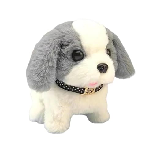 Dgayaeic Walking Plush Puppy, Interactive Robot Plush Dog Toys, Puppy Plush Electronic Interactive Dog Toy Walking, Barking, Wagging Tail Stuffed Musical Pet Robot Kids Toys Wonderful for Kids von Dgayaeic