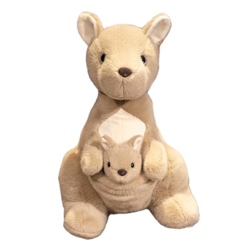 Kangaroo Plush Doll, Kangaroo Soft Toy, Mum Kangaroo Hold Baby Roo Soft Toy, Cute Animal Plush Doll Kangaroo, Kangaroo Stuffed Animal Soft Material Portable To Use Great Present For Kids Birthdays von Dgayaeic