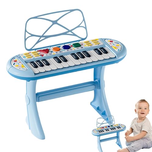 Kids Piano Keyboard with Stand, Toddler Piano Toy Keyboard, 24 Keys Baby Musical Piano, Educational Electronic Musical Instrument Toys Multiple Sound Modes and Functions for Toddler Birthday Gift von Dgayaeic