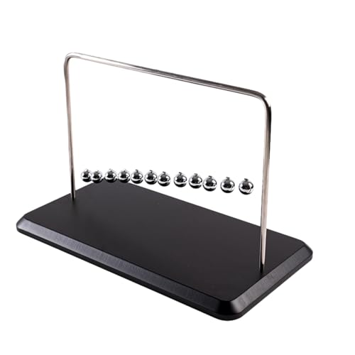 Newton Cradle Balance Balls, klassischer Newton Swing Ball, Newton Pendel mit 12 Bällen, dekoratives Physik-Gadget, Newtons Cradle Schreibtischspielzeug 12 Bälle Lernwerkzeug, zarte Dekoration für die von Dgayaeic