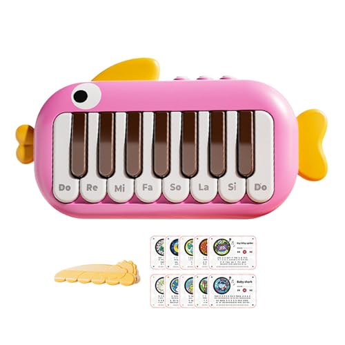 Pocket Piano Toy, Piano for Kids, Small Piano Musical Toy, Rainbow Early Learning Electronic Piano, Portable Compact Music Keyboard, Musical Educational Toys for Boys Girls Beginners Age 3-8 Year Old von Dgayaeic