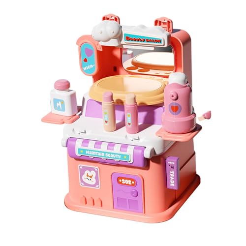 Pretend Play House Set, Role Play Doll House with Handle, Engaging Role Play Experience Doll House Pretend Play Toy Set Amazing Toy Present for Kids (Kitchen Style, Pink Cosmetic Style, Green Style) von Dgayaeic