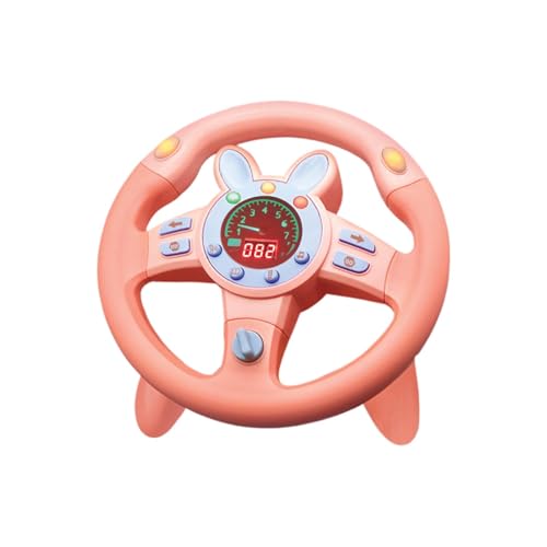 Steering Wheel Toys, Car Driving Simulated Toy With Light And Music, Early Education Pretend Play Toys, Simulated Portable Driving Controller With Funny Sounding 7 Music Ideal Present For Kids Aged 3+ von Dgayaeic