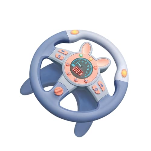 Steering Wheel Toys, Car Driving Simulated Toy With Light And Music, Early Education Pretend Play Toys, Simulated Portable Driving Controller With Funny Sounding 7 Music Ideal Present For Kids Aged 3+ von Dgayaeic