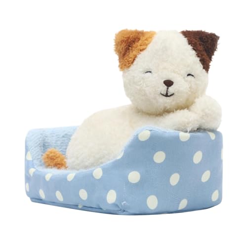 Stuffed Animals with Bed, Animal Plush Toy, Stuffed Animals Plush Soft Toy, Dog Plushie, Cat Plushie Stuffed Animals Decorative Plush Pets Charming Bed and Desk Decor Versatile Gift Idea for All Ages von Dgayaeic