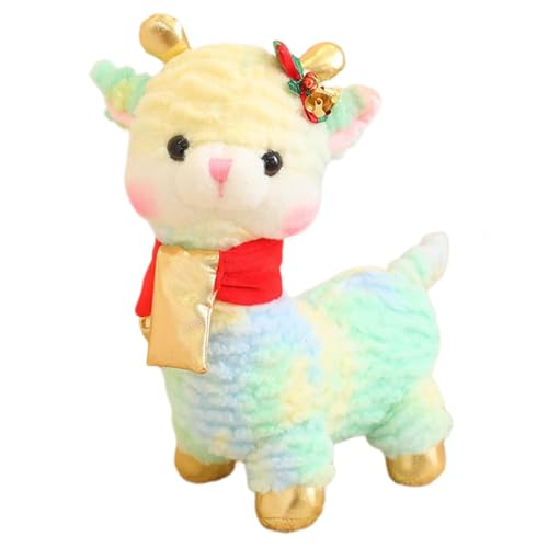 Stuffed Deer Plush Toy | Colorful Stuffed Animal | Decorative Deer Toy | Christmas Ornaments Deer | Festive Deer Plush Toy Featuring Delightful Christmas Characters Wonderful Present for Kids, Family von Dgayaeic