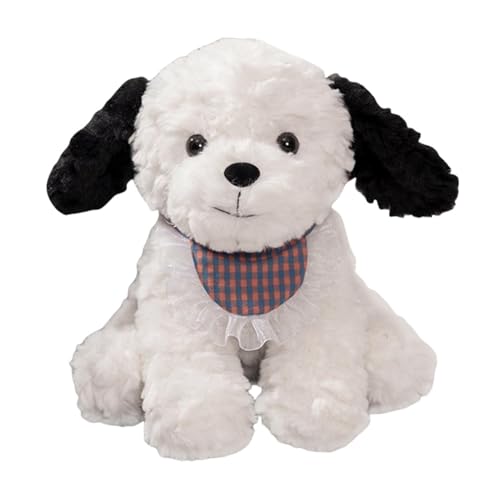 Stuffed Dog Toy | Dog Plushies | Scarf Puppy Plush | Small Dog Stuffed Animal | Adorable Plush Puppy Sophisticated Craftsmanship Endearing Delight Durability Ensured Nice Presents for Kids, Birthdays von Dgayaeic