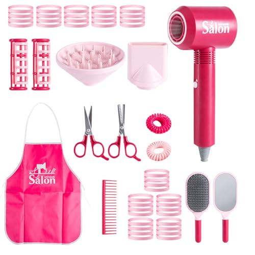 Beauty Salon Playset | Pretend Hair Stylist Toy | Pretend Play Makeup Set | Hairdresser Toy Set | Kids Beauty Salon Kit Enhance Imagination for Girls 3-9 Years von Dgkdek