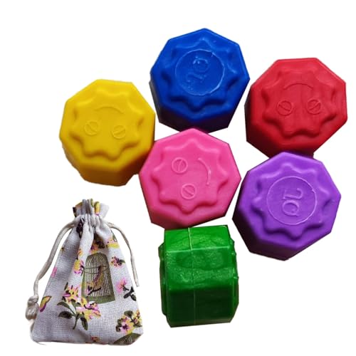 Dgkdek Koreaner traditioneller Jack, Gonggi Pebbles Set, Steinfangsspielzeug, Spaß und Sicherheit, kann es lang Nicht einfach verwenden, 2 cm für Kinder, Erwachsene zu brechen von Dgkdek